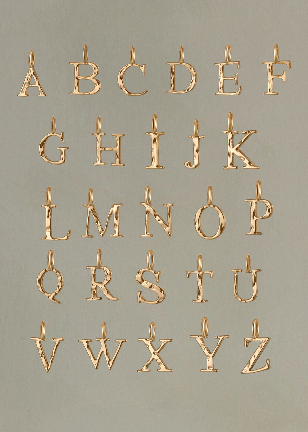 Initial Necklace Set