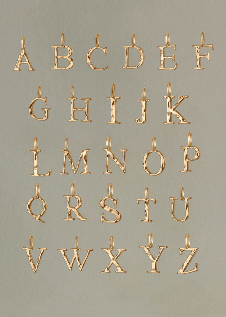 Initial Necklace Set