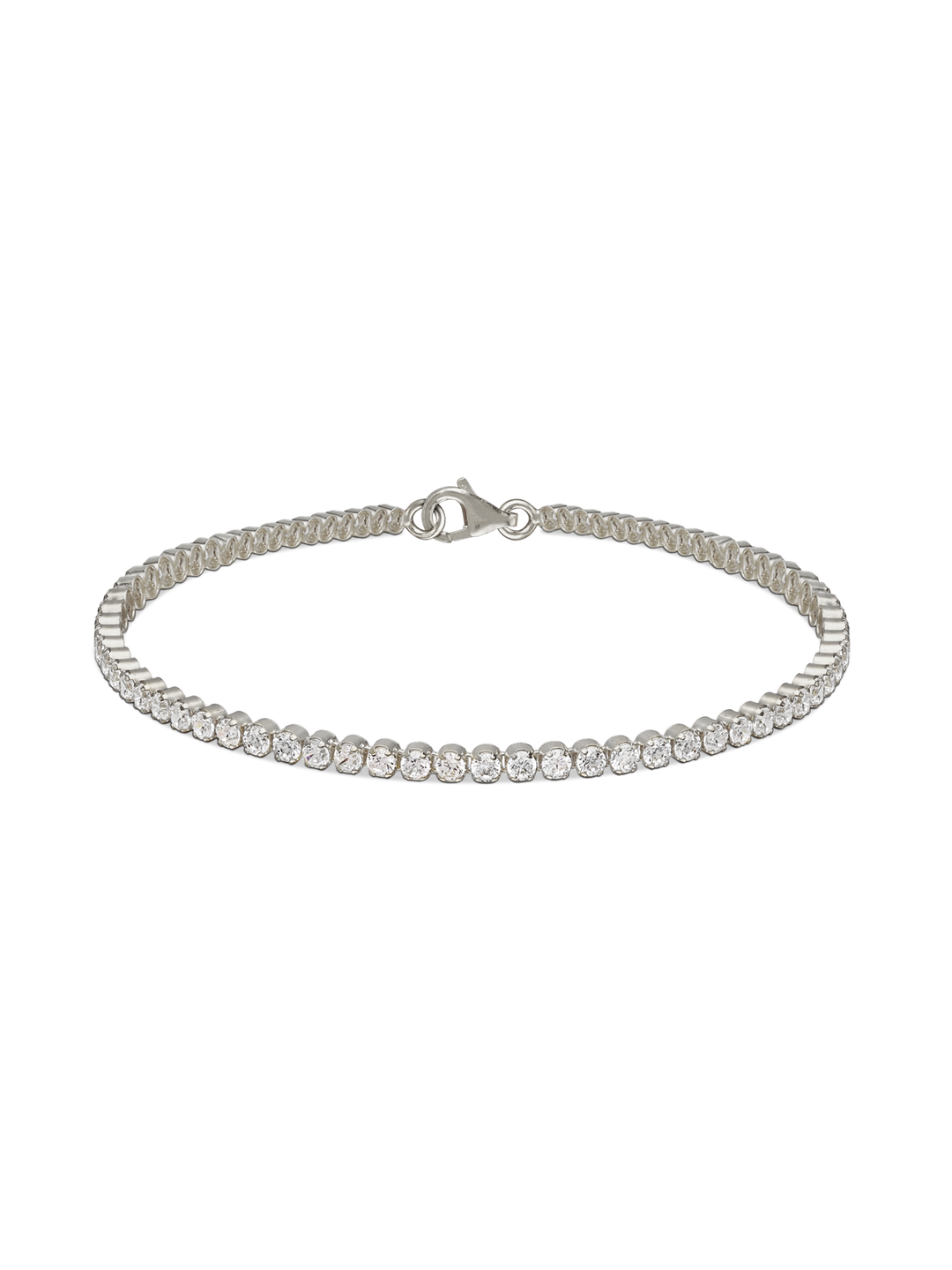 Pulseira de tenis em prata 925 com zircónias
