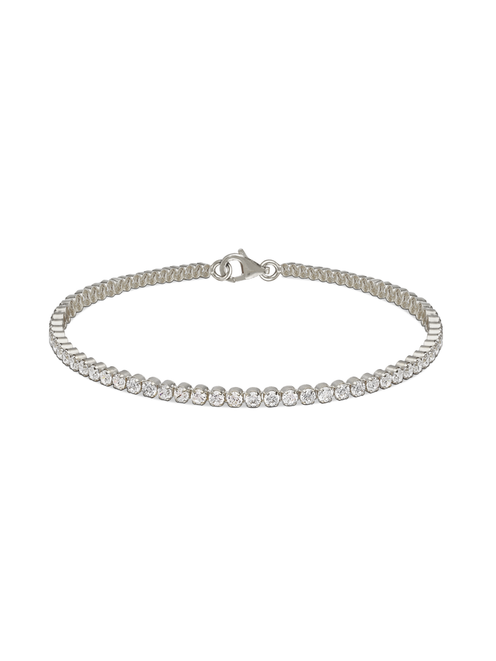 Pulseira de tenis em prata 925 com zircónias