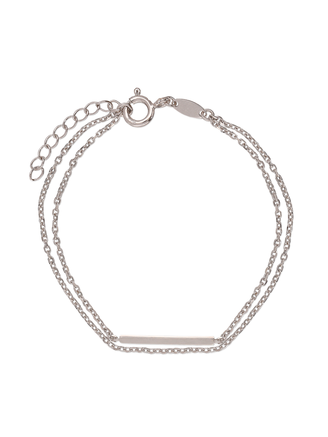 Pulseira delicada minimalista em prata 925