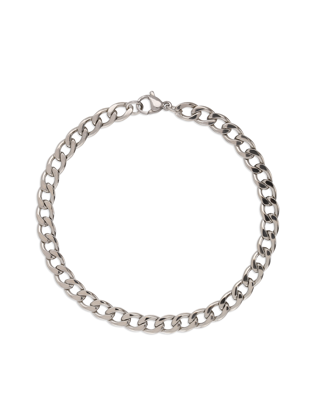 Pulseira unissexo em aço inoxidável