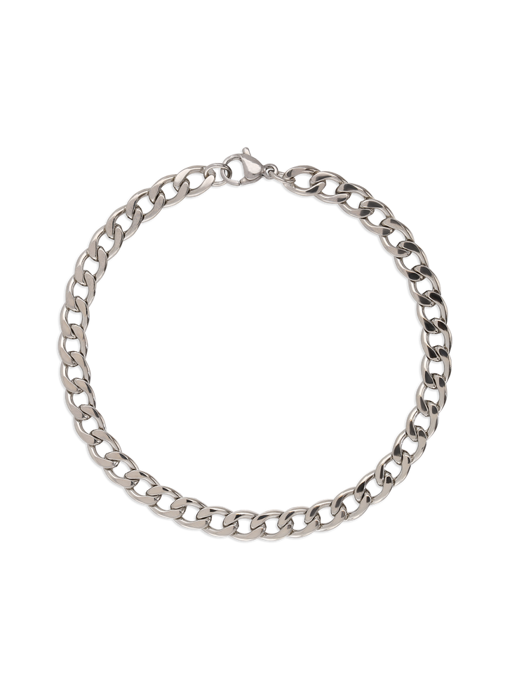 Pulseira unissexo em aço inoxidável