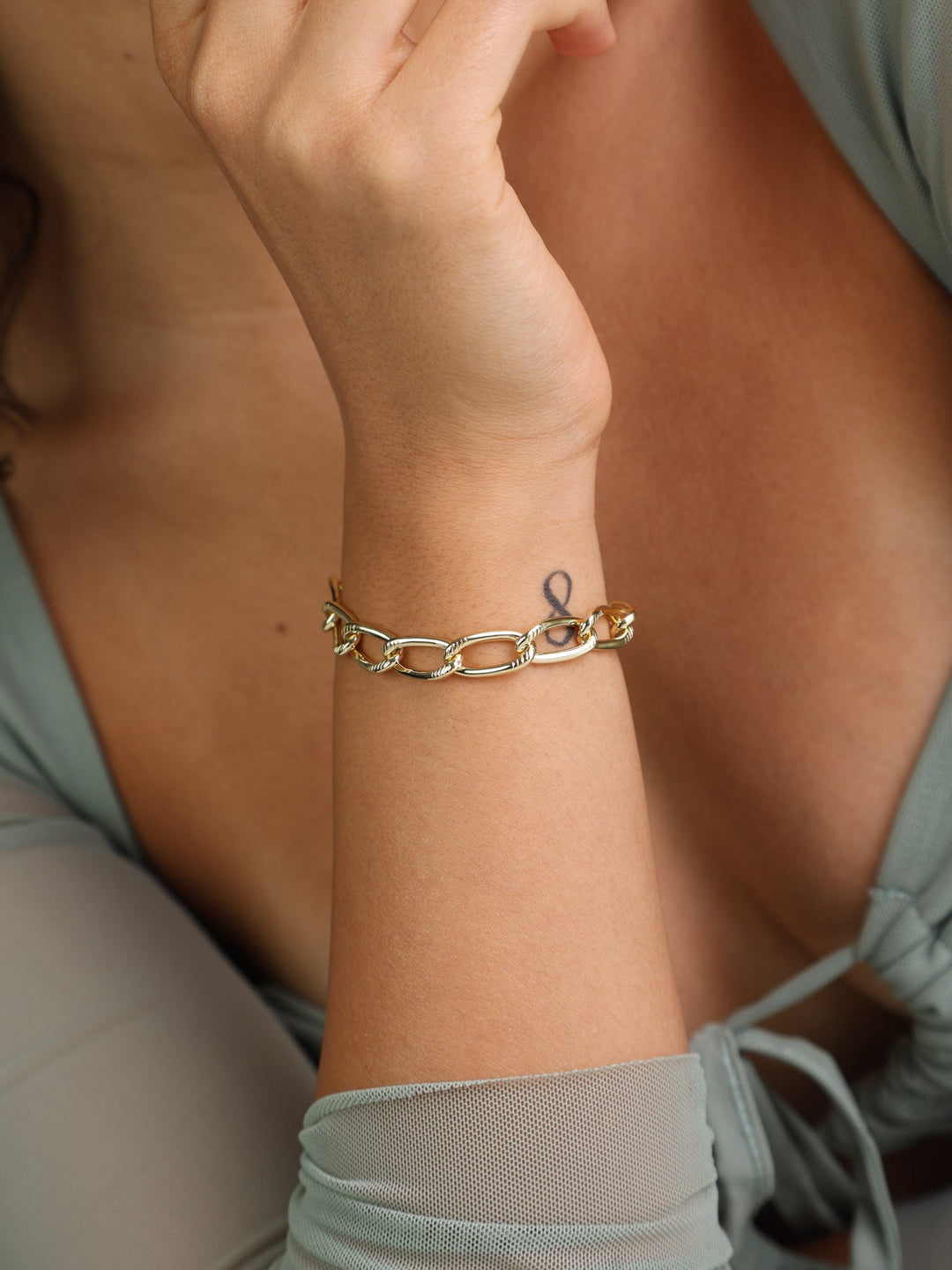 Pulseira banhado a ouro