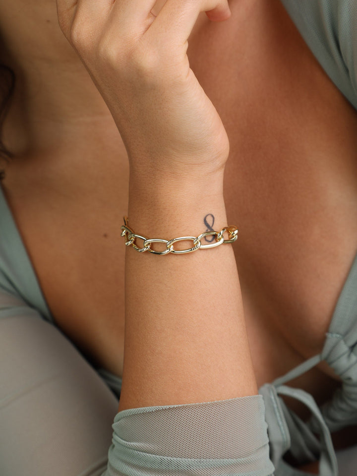 Pulseira banhado a ouro