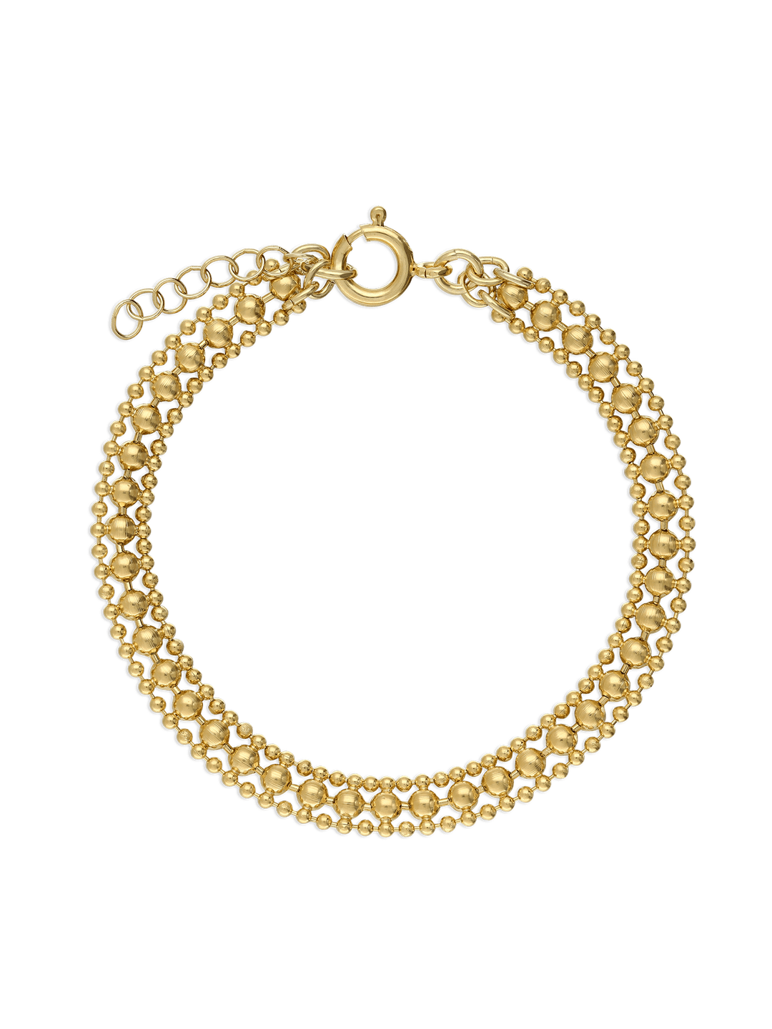 Pulseira banhada a ouro