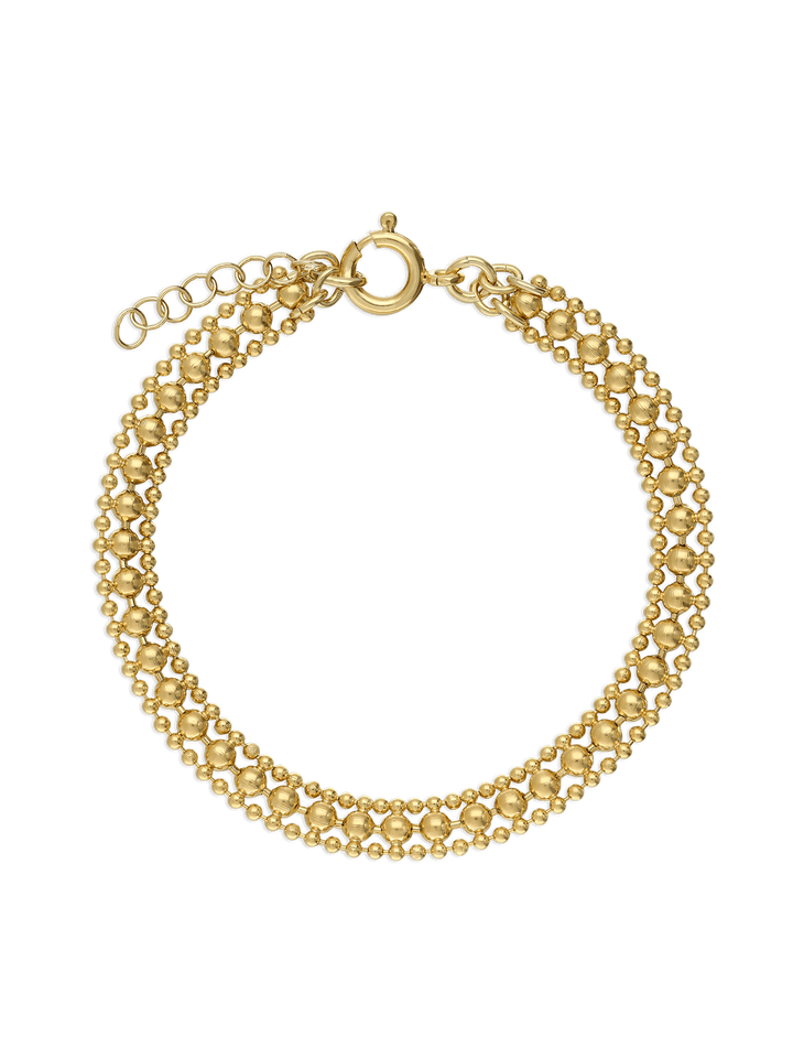 Pulseira banhada a ouro