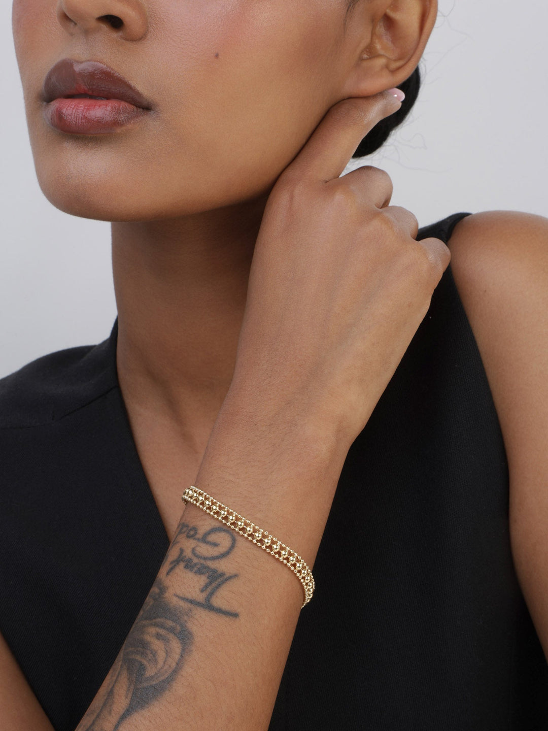Pulseira banhada a ouro