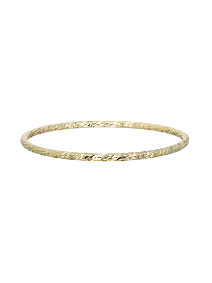 Pulseira rígida banhada a Ouro