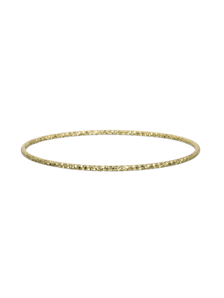 Pulseira rígida banhada a ouro