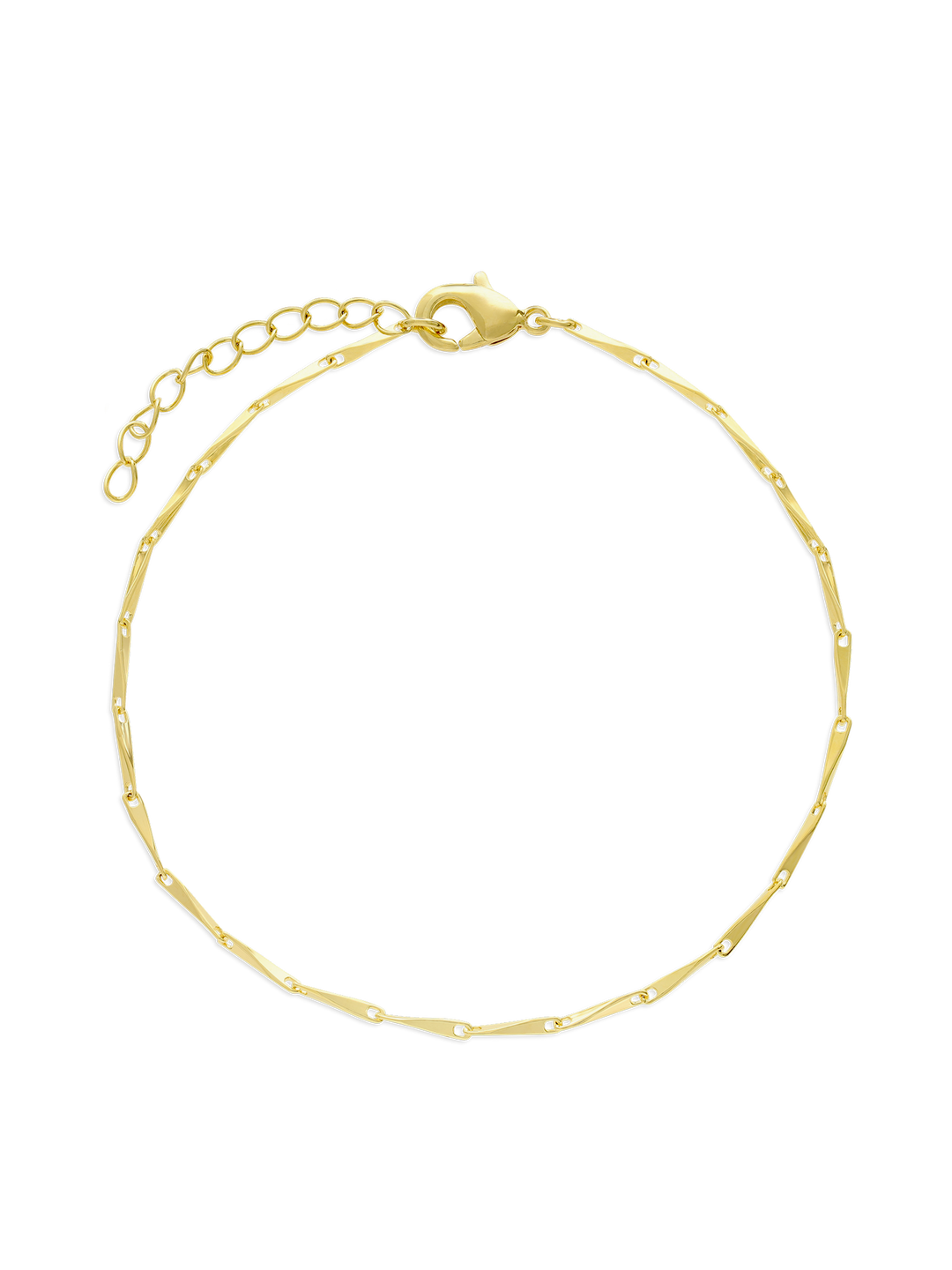Pulseira banhada a ouro