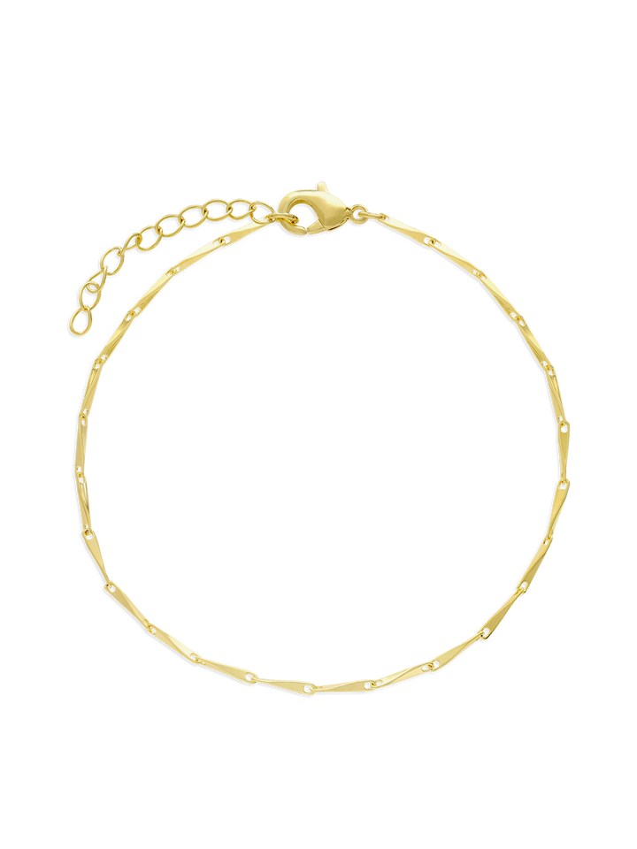 Pulseira banhada a ouro