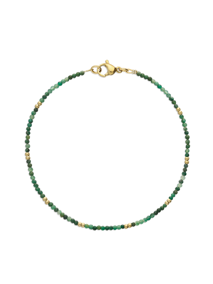 Pulseira para Tornozelo, Aço inoxidável, Man made Epidote