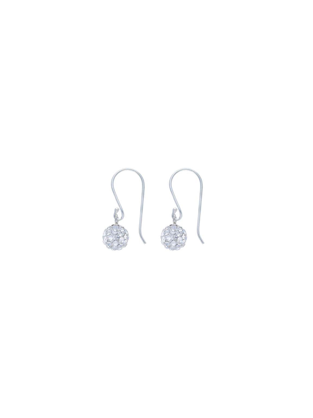 Pendentes em prata 925 com vidro cristal