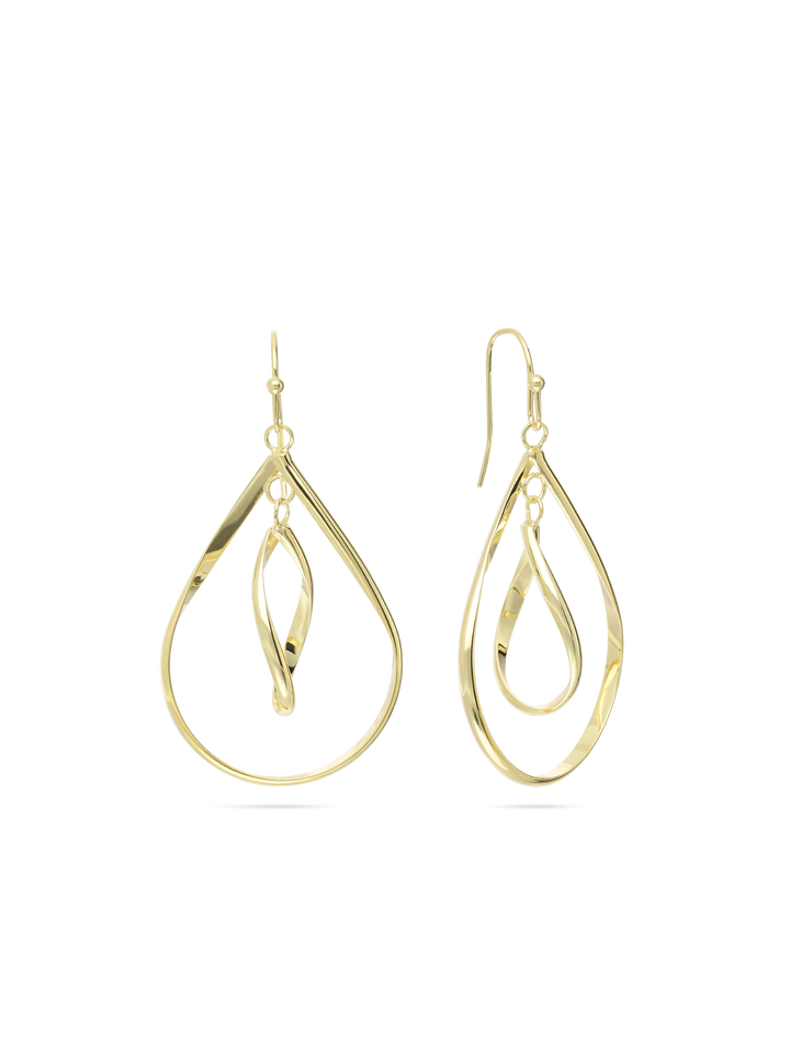 Pendentes banhados a ouro