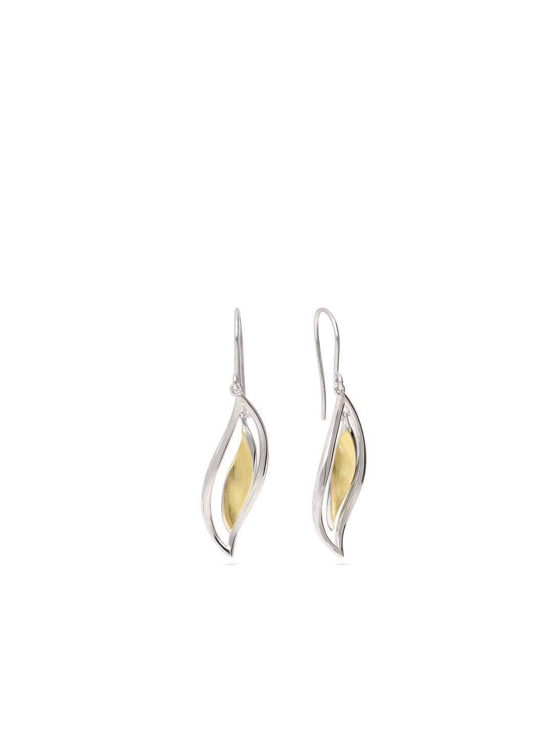 Pendentes em prata 925 e banhados a ouro