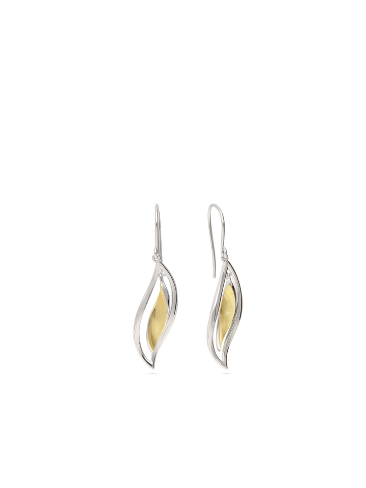 Pendentes em prata 925 e banhados a ouro