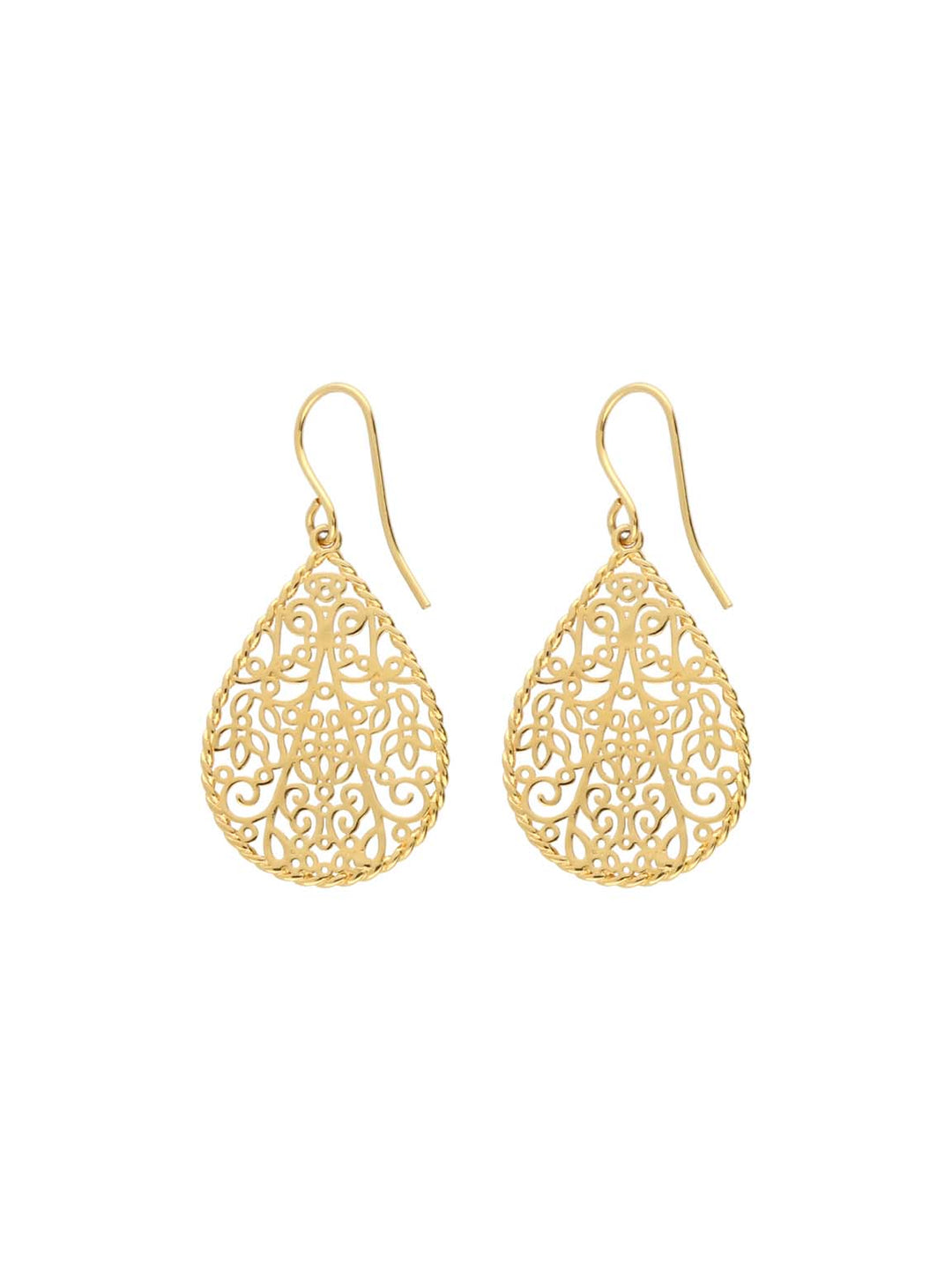 Pendentes banhados a ouro