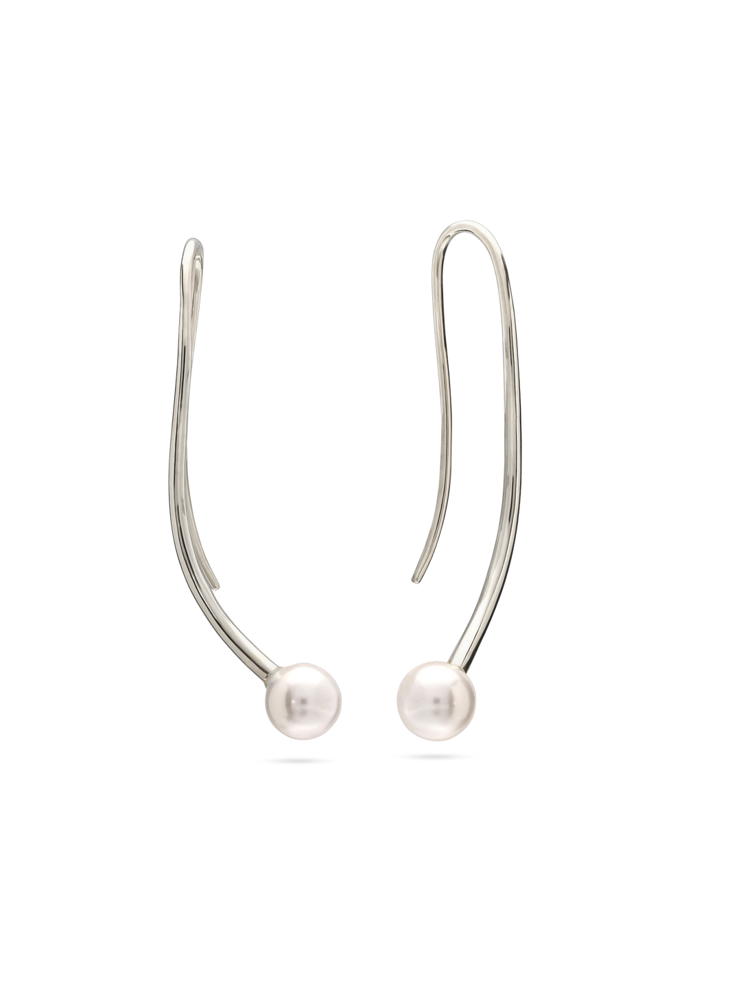 Pendentes em prata 925 com swarovski branco