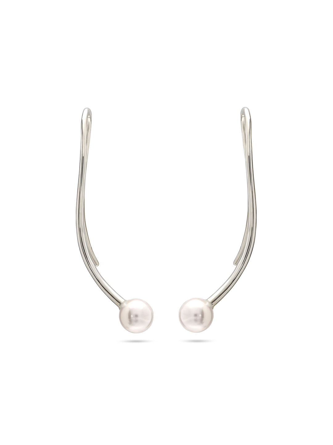 Pendentes em prata 925 com swarovski branco