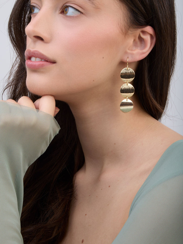 Pendentes banhados a ouro