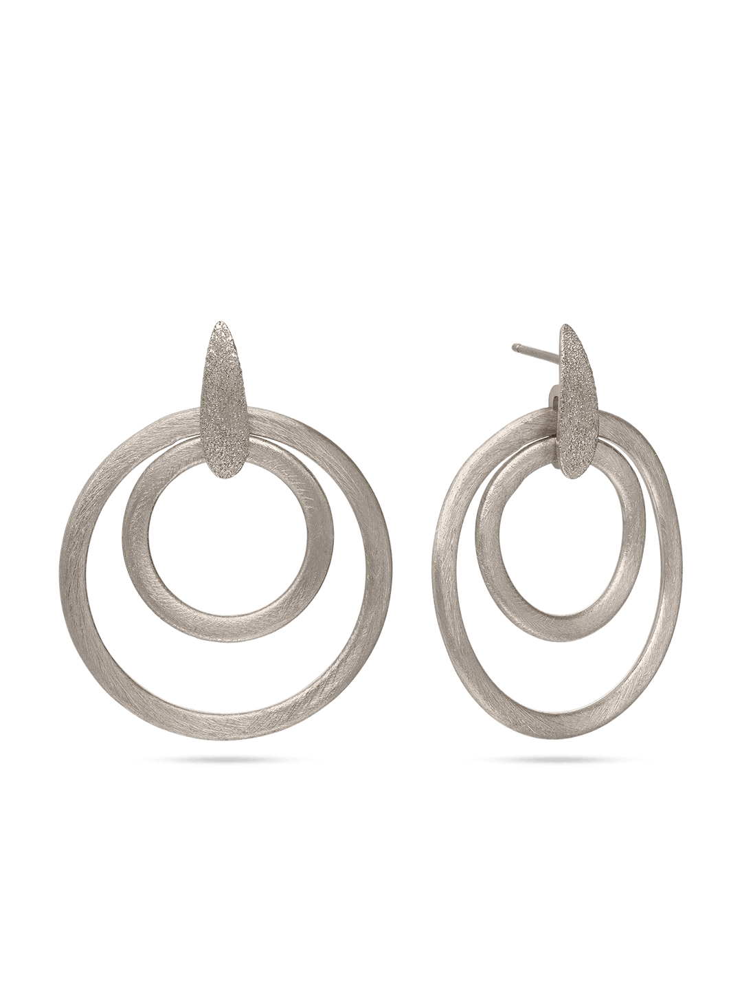 Pendentes círculo em prata 925