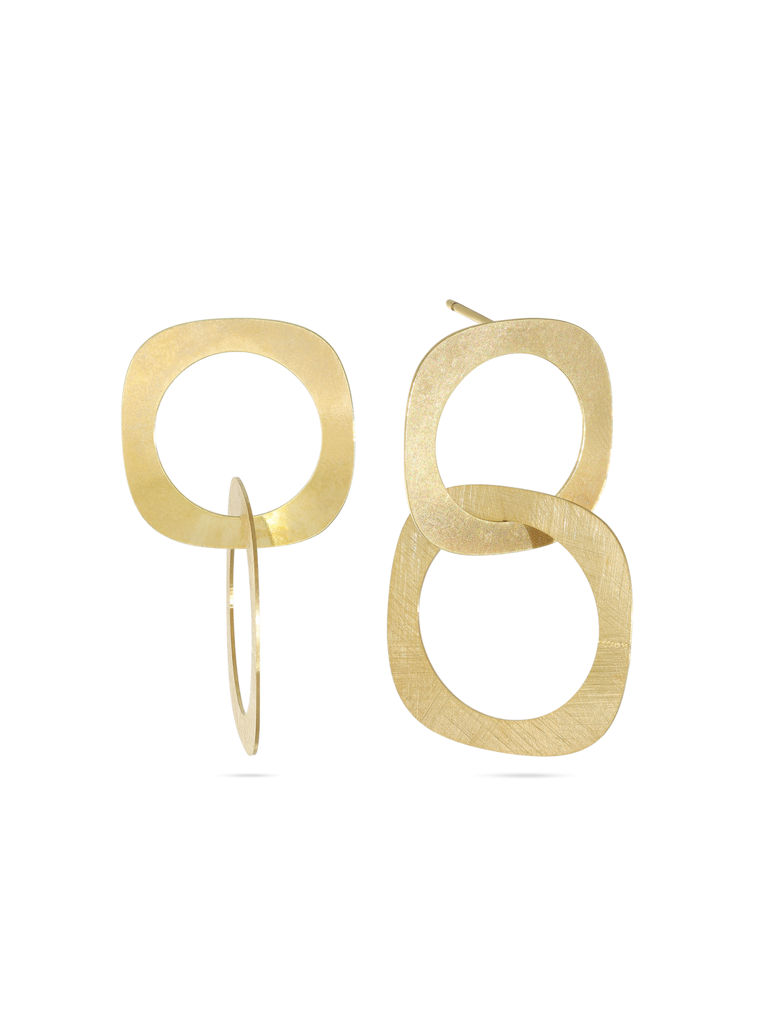 Pendentes banhados a ouro