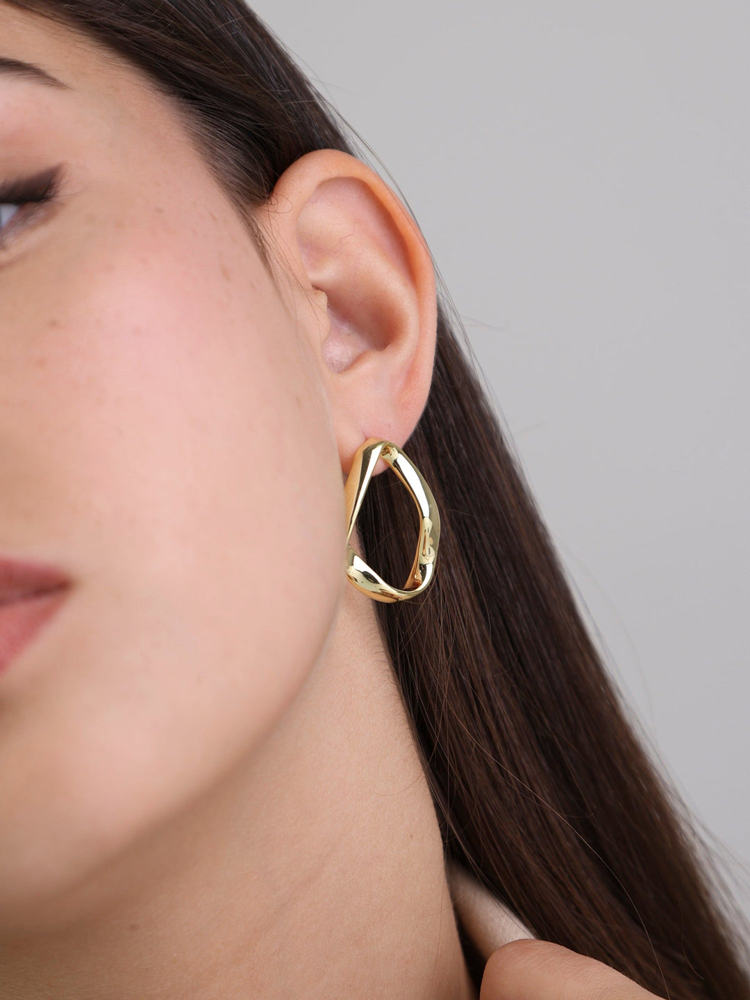 Pendentes banhados a ouro