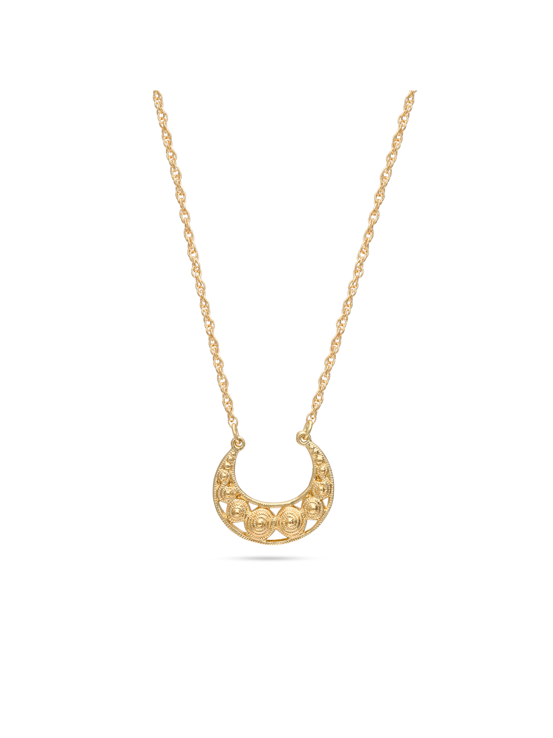 Fio com pendente banhado a ouro