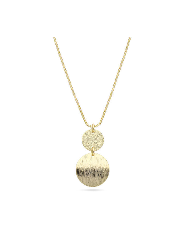 Fio com pendente banhado a ouro