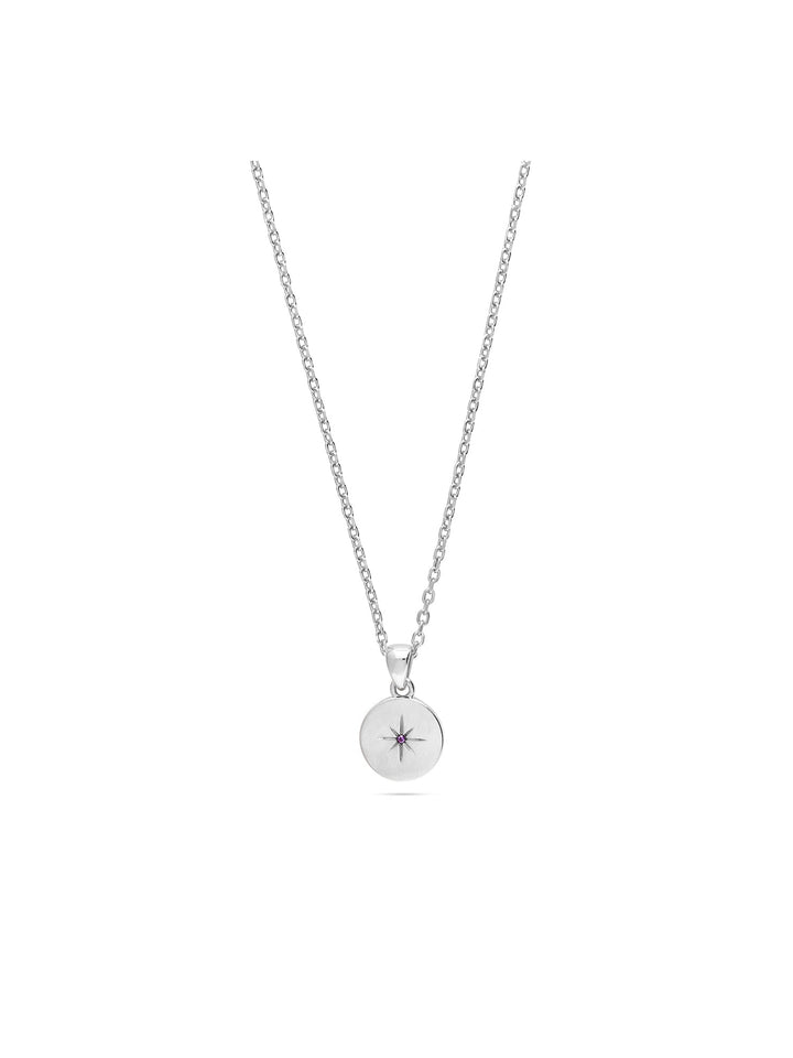 Fio com pendente do signo Gémeos em prata 925