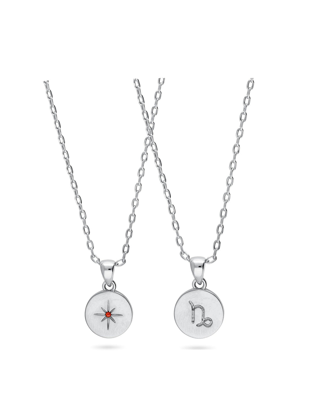 Fio com pendente do signo Capricórnio em prata 925