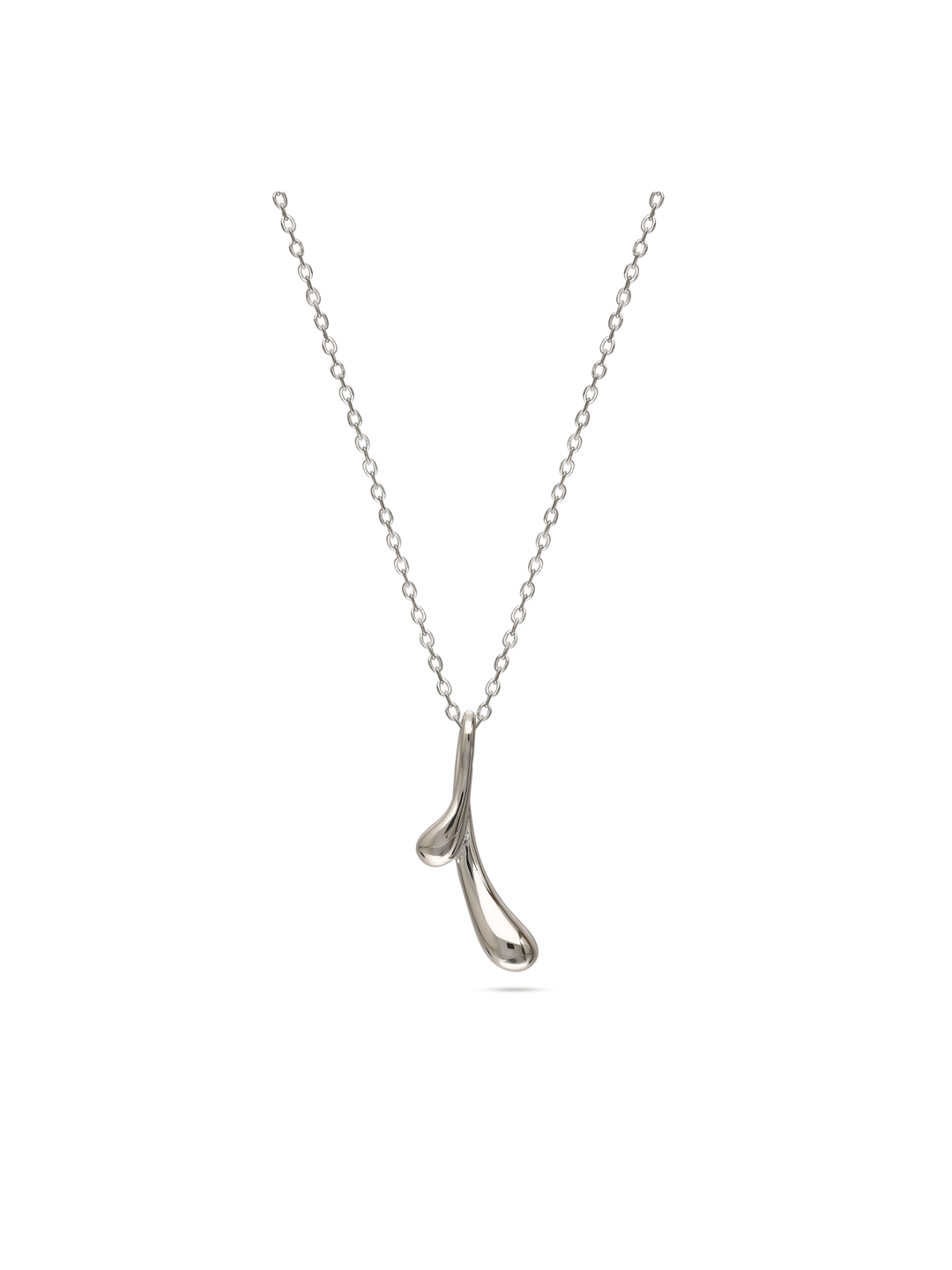 Fio com pendente gota em prata 925