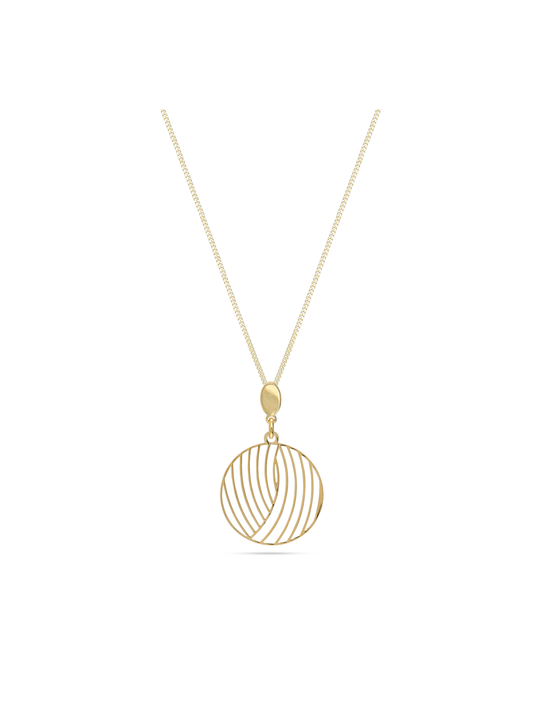 Fio com pendente banhado a ouro