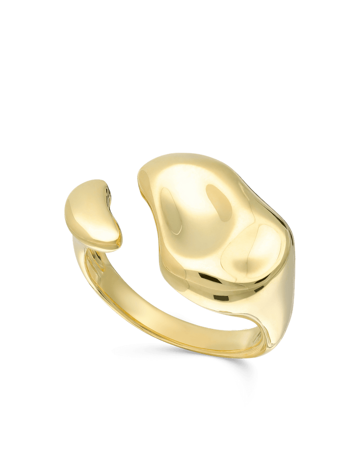 Anel banhado a ouro