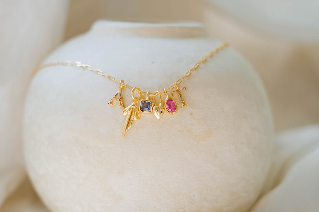Alphabet Charm Necklace
