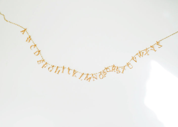 Alphabet Charm Necklace