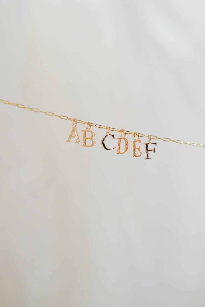Alphabet Charm Necklace