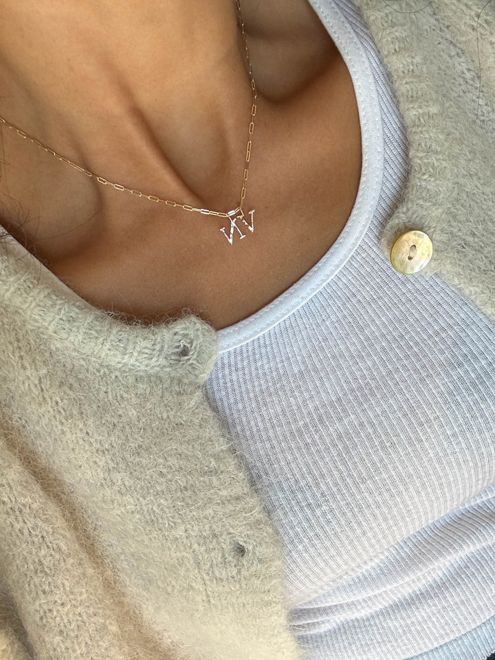 Alphabet Charm Necklace