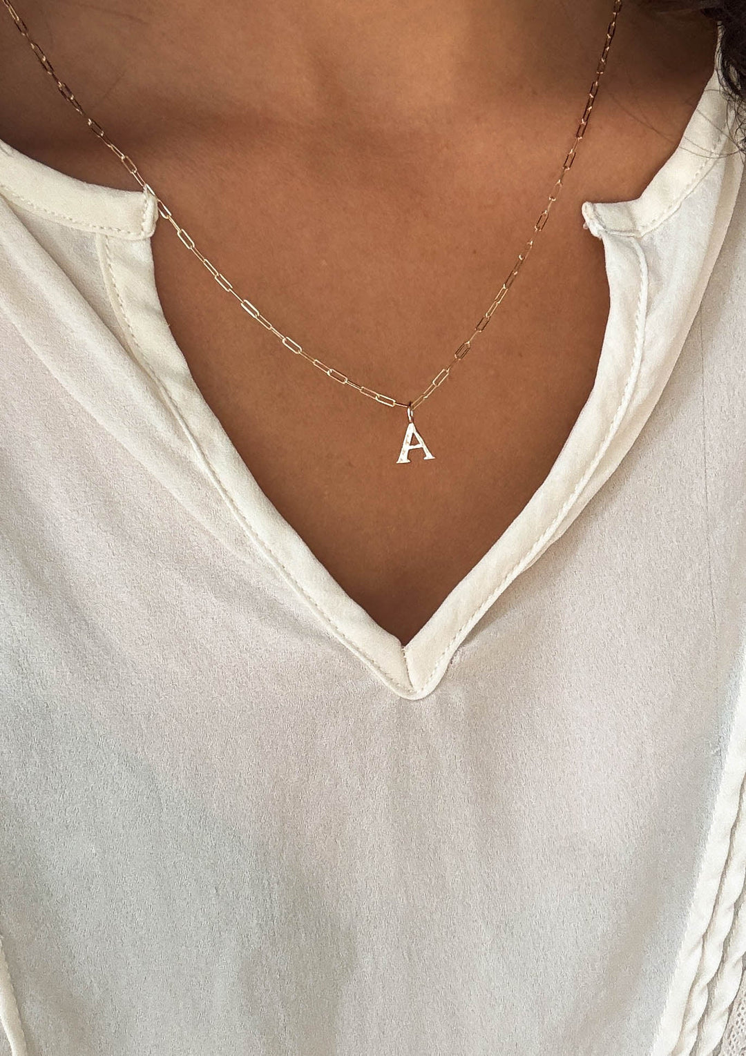 Alphabet Charm Necklace