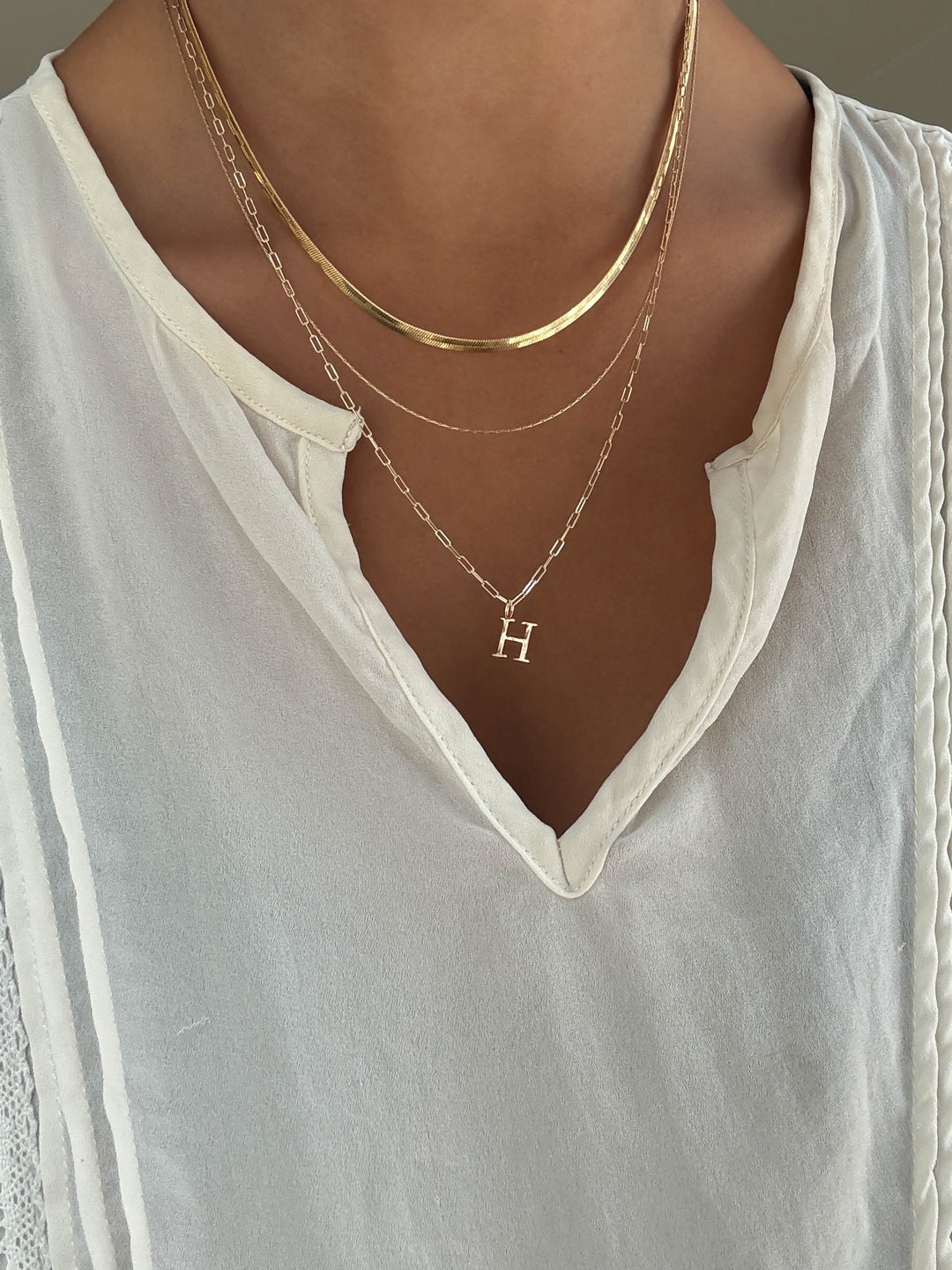 Alphabet Charm Necklace