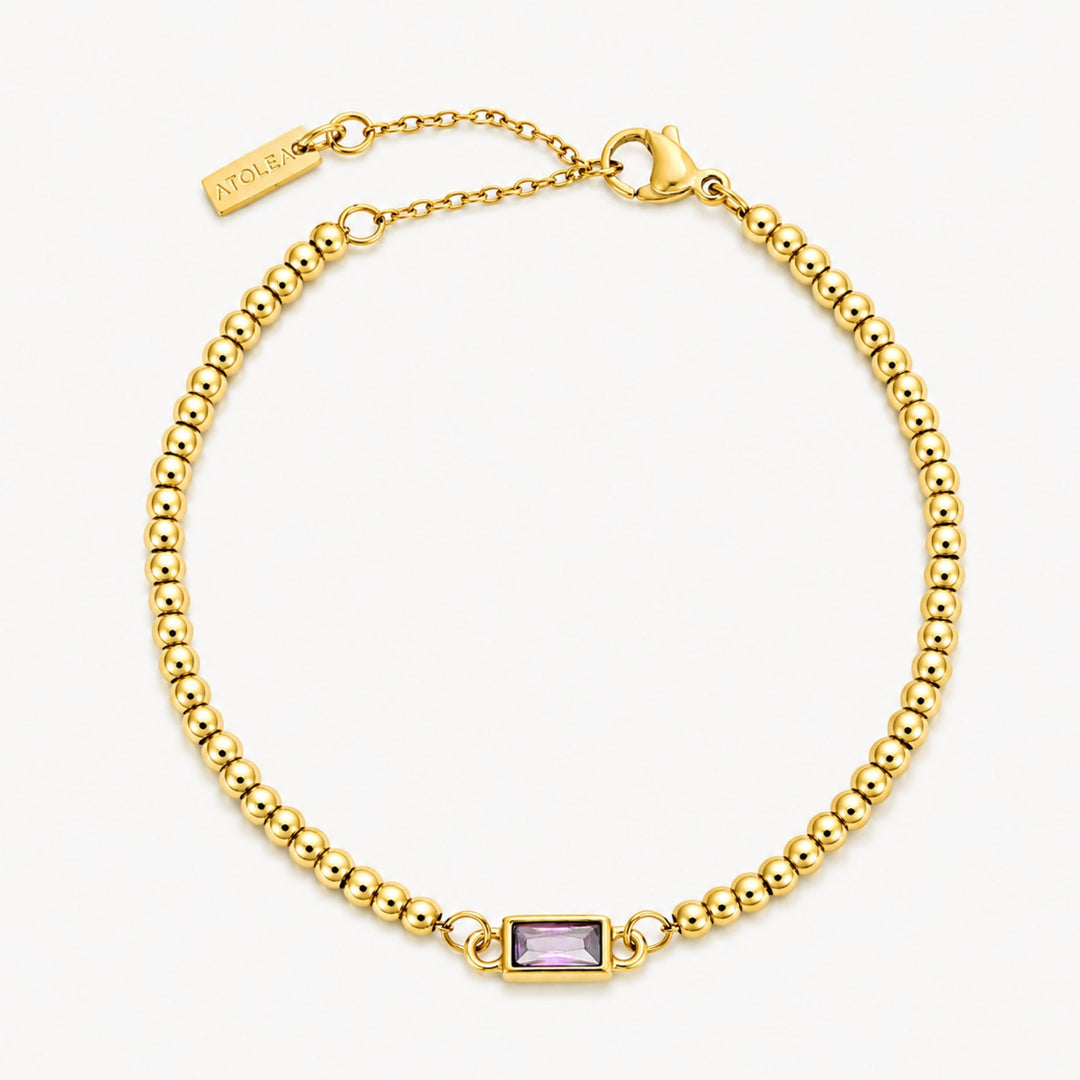 Beaded Birthstone Bracelet