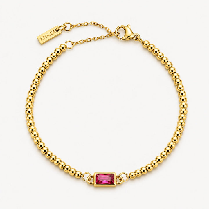 Beaded Birthstone Bracelet