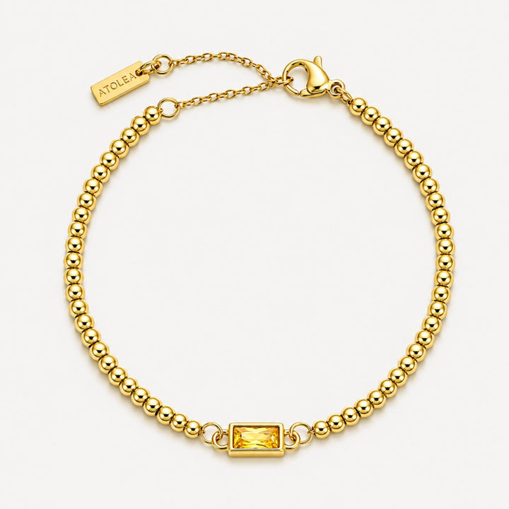 Beaded Birthstone Bracelet