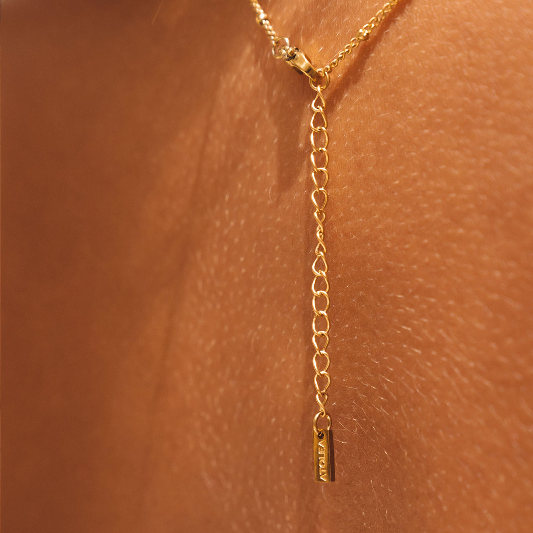 "ELORA" Greek Medallion Necklace