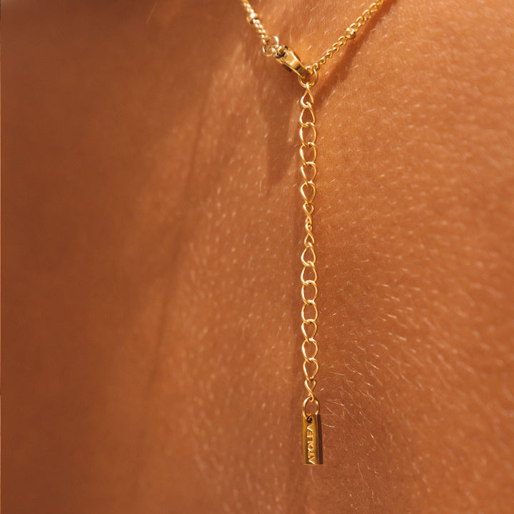 "ELORA" Greek Medallion Necklace