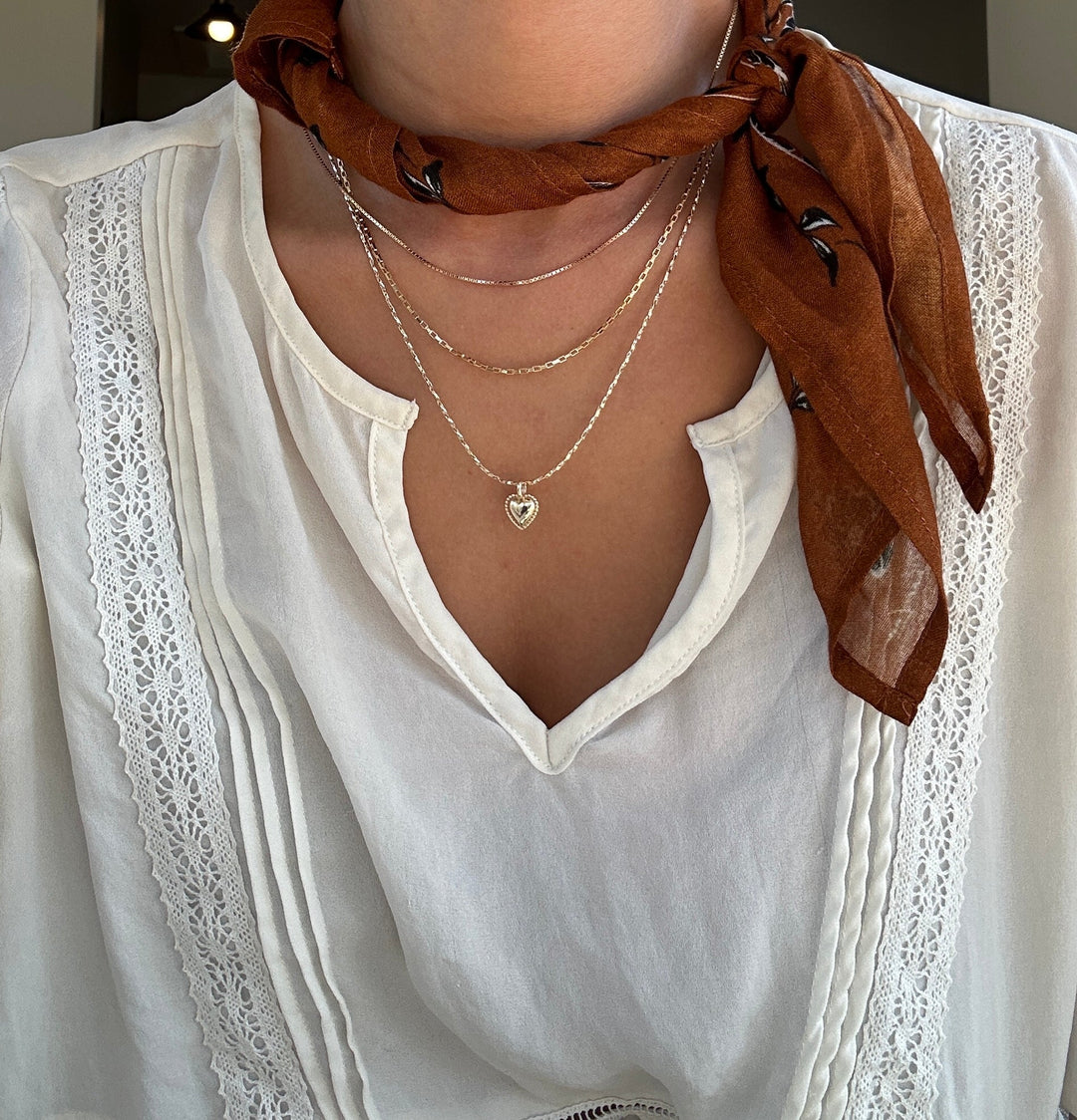 Love Heart Necklace Set