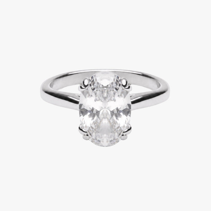 Oval Solitaire Ring