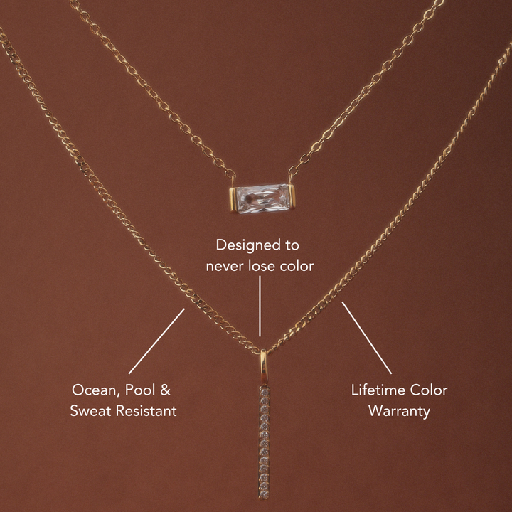 Sparkling Bar Necklace