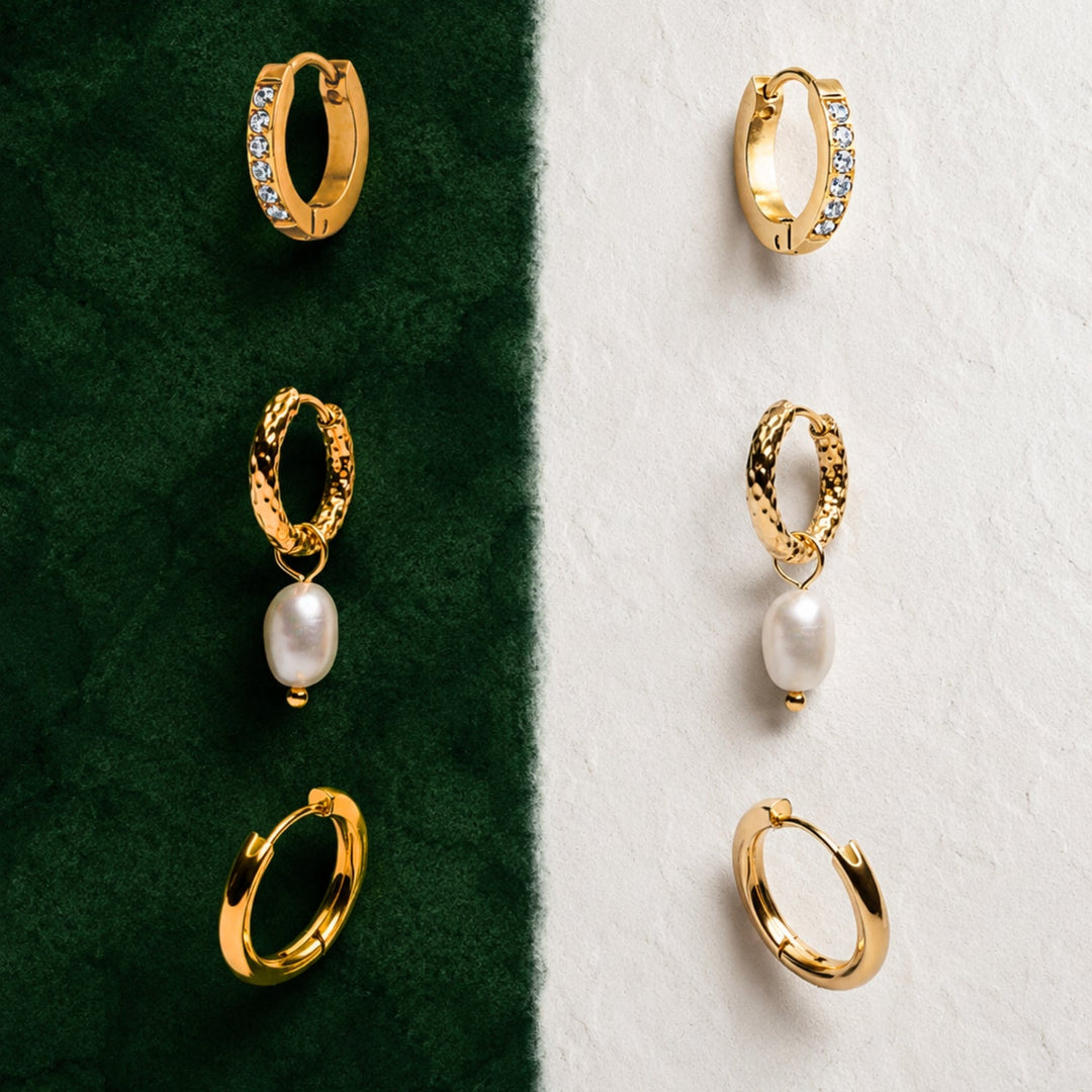 Tiny Gold Hoop Earrings